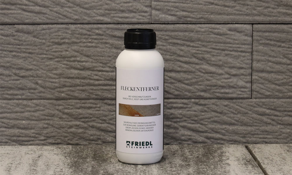 Fleckentferner - bei Verschmutzungen durch Holz, Rost, Kunstdünger