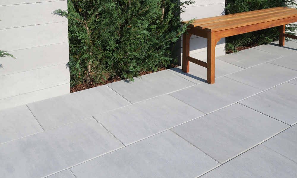 Largo Bodenplatte 59,8 x 39,8 x 5 cm silbergrau-nuanciert Largo Bodenplatte 59,8 x 39,8 x 5 cm silbergrau-nuanciert