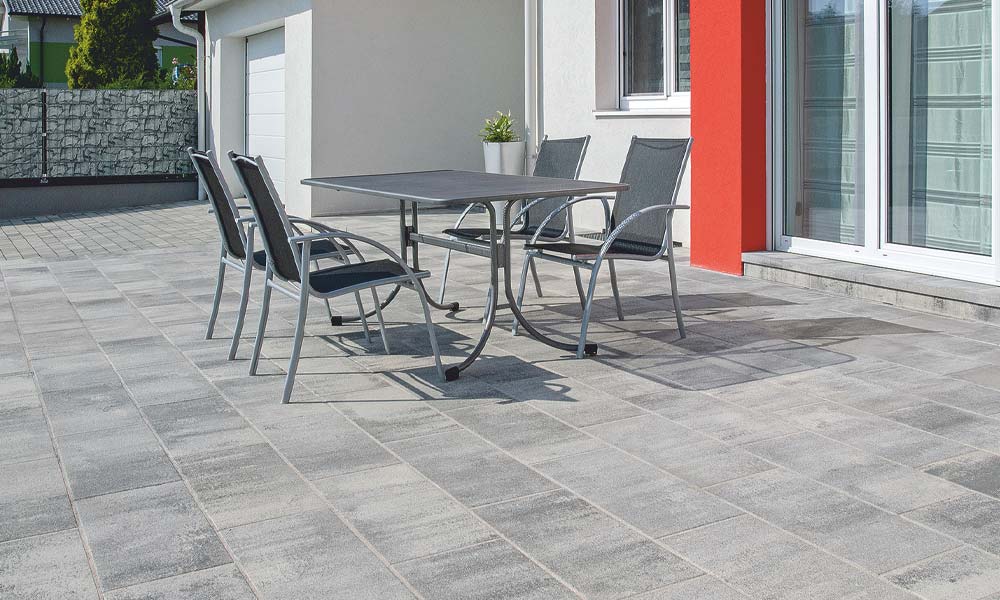 Largo Bodenplatte 59,8 x 29,8 x 5 cm granitgrau-schattiert Largo Bodenplatte 59,8 x 29,8 x 5 cm granitgrau-schattiert