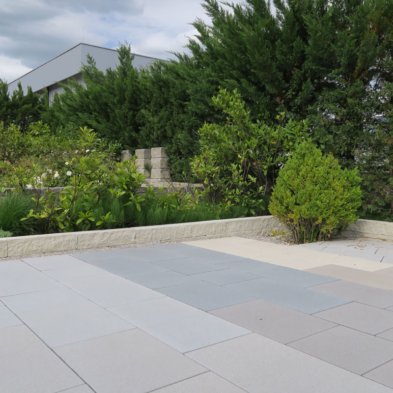 Terrassenplatten Grautöne Friedl Steinwerke Terrassenplatten Grautöne Friedl Steinwerke