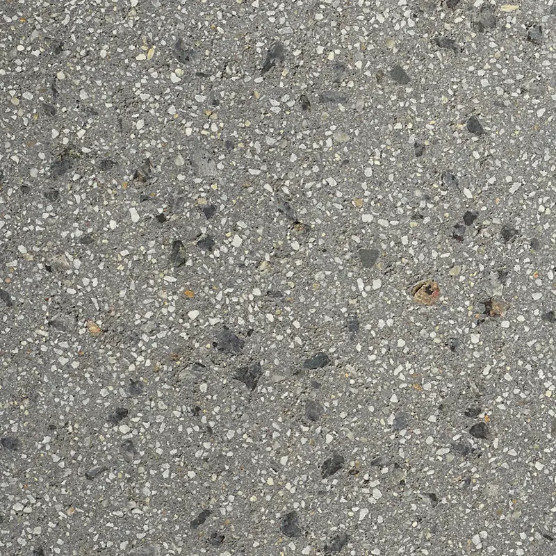 Creazzo Oberfläche in dunkelgrauer Nuance mit feiner weißer und grober dunkelgrauer Körnung in Terrazzo-Optik, Friedl Steinwerke.