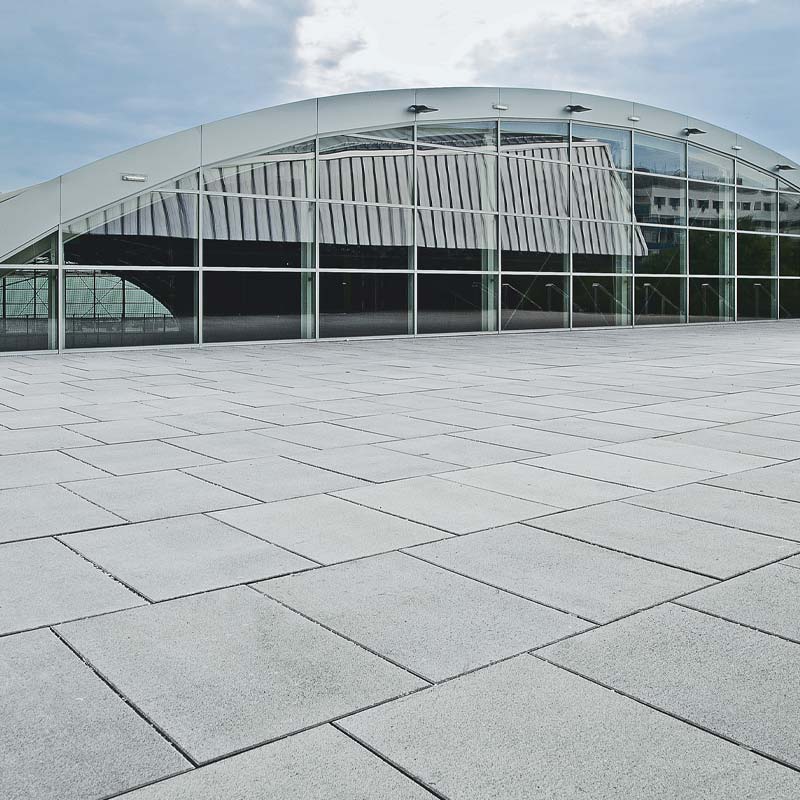 Eissportzentrum Wien Classic Bodenplatte grau Friedl Steinwerke