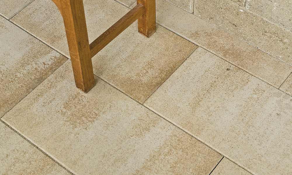 Largo Bodenplatte 59,8 x 29,8 x 5 cm kalkstein-schattiert Largo Bodenplatte 59,8 x 29,8 x 5 cm kalkstein-schattiert