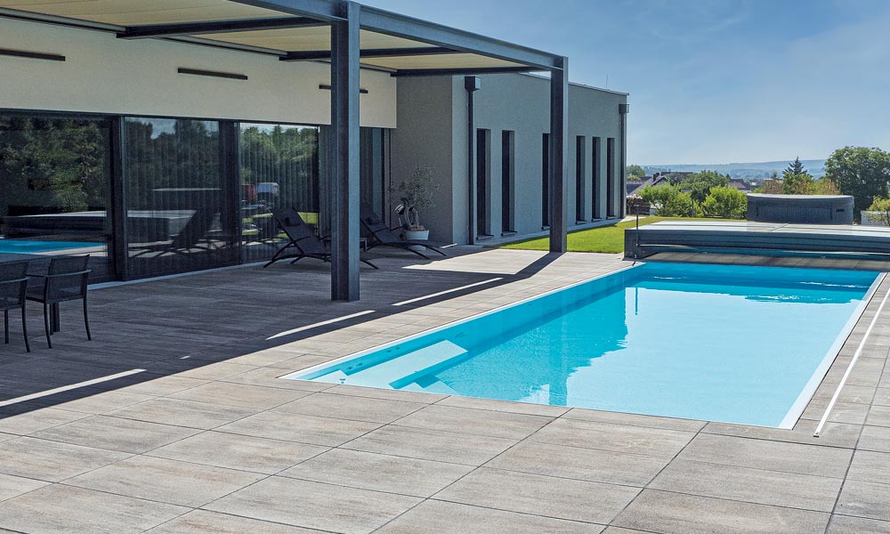 Largo Bodenplatte 89,8 x 59,8 x 5 cm basalt-schattiert Largo Bodenplatte 89,8 x 59,8 x 5 cm basalt-schattiert