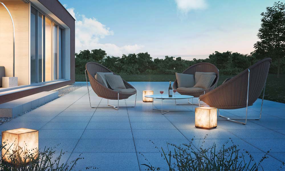 Dots 59,4 x 59,4 x 4,8 cm asche Dots 59,4 x 59,4 x 4,8 cm asche