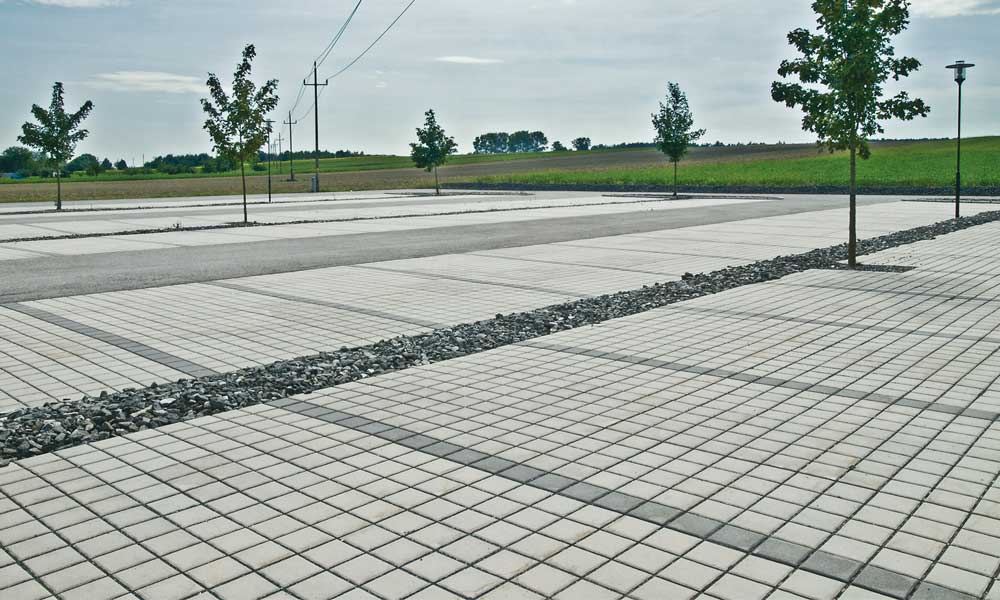 Cupro Blu VG4 20 x 20 x 8 cm grau und anthrazit mit 12,5 mm Abstandsnoppen