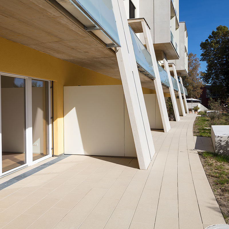 Odilien Institut Largo Terrassenplatten Friedl Steinwerke Odilien Institut Largo Terrassenplatten Friedl Steinwerke