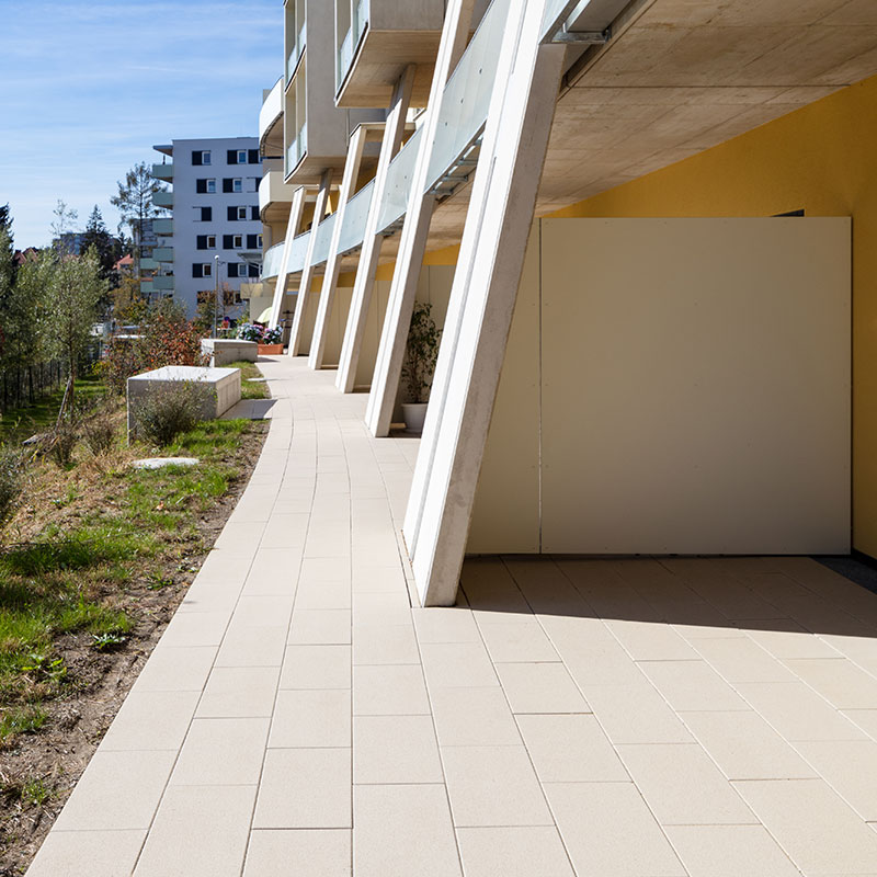 Odilien Institut Largo Terrassenplatten Friedl Steinwerke Odilien Institut Largo Terrassenplatten Friedl Steinwerke