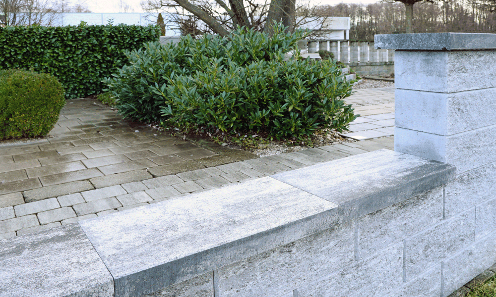 Abdeckplatte L50 mit Wassernase 50 x 28 x 5,5 cm granitgrau-schattiert Abdeckplatte L50 mit Wassernase 50 x 28 x 5,5 cm granitgrau-schattiert