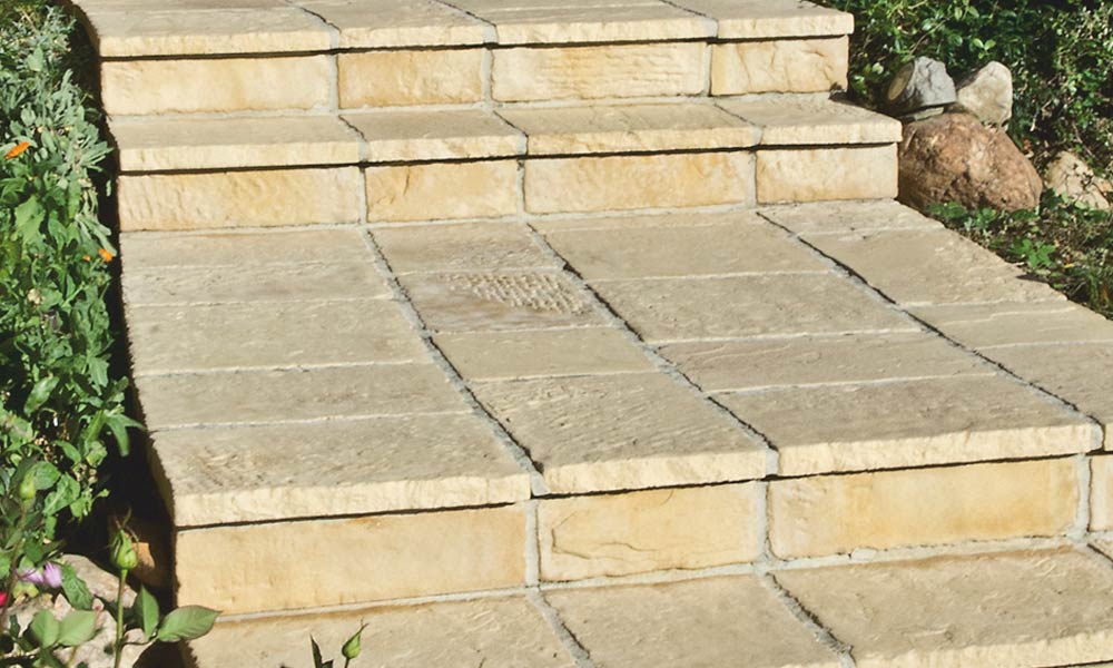 Treppe Stufen Parkstone Antik sandstein-schattiert Friedl Steinwerke