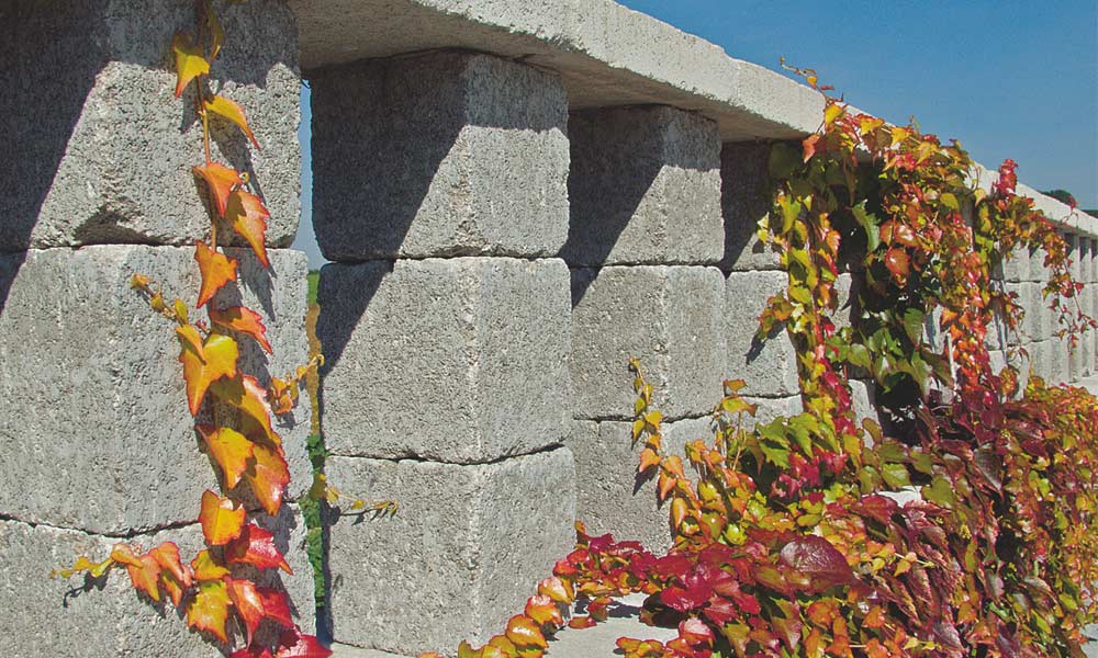 Universalsteinplatte Grado grau als Abdeckplatte Universalsteinplatte Grado grau als Abdeckplatte