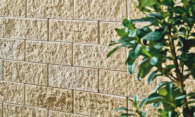 Faro Zaun Universalstein 40 x 20 x 15 cm kalkstein-schattiert