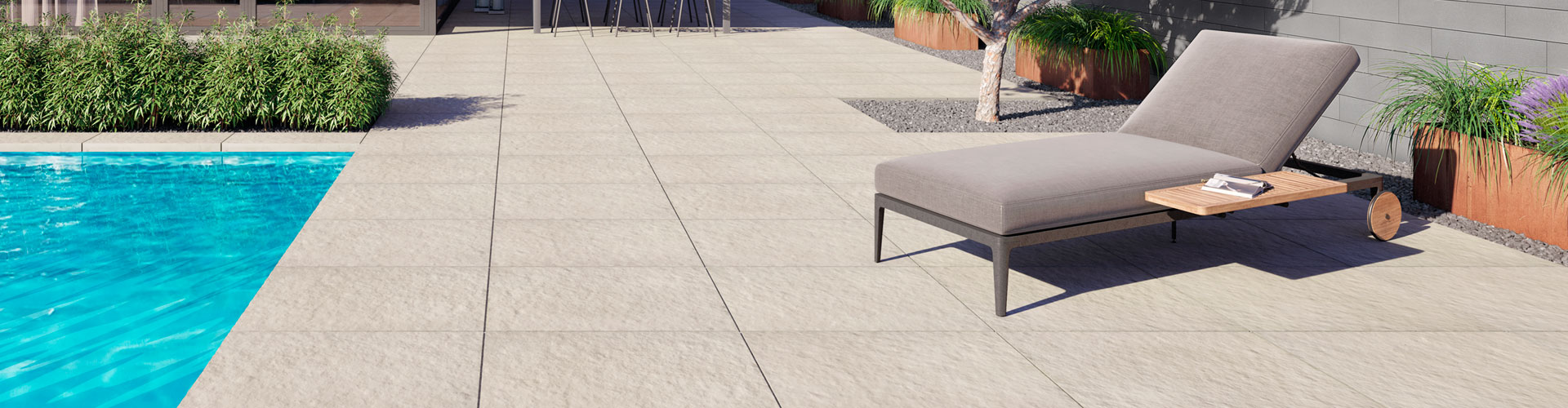 Terrasse modern Versus vanille-schattiert Friedl Steinwerke Terrasse modern Versus vanille-schattiert Friedl Steinwerke