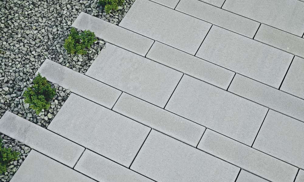 Linea VG4 Pflasterplatte 60 x 30 x 8 cm platin mittel Linea VG4 Pflasterplatte 60 x 30 x 8 cm platin mittel