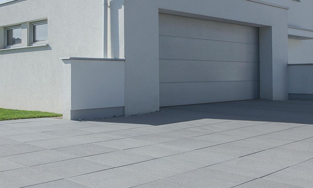 Linea VG4 Pflasterplatte 60 x 60 x 8 cm platin-mittel Linea VG4 Pflasterplatte 60 x 60 x 8 cm platin-mittel