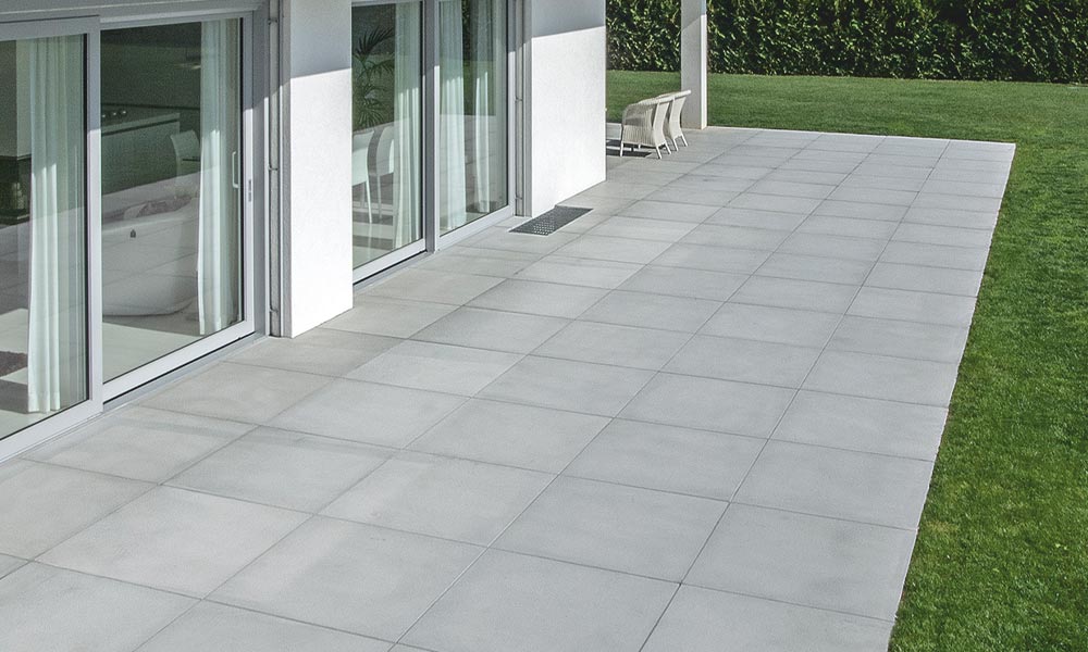 Terrasse Novum granit-schattiert Terrassenplatten Friedl Steinwerke Terrasse Novum granit-schattiert Terrassenplatten Friedl Steinwerke