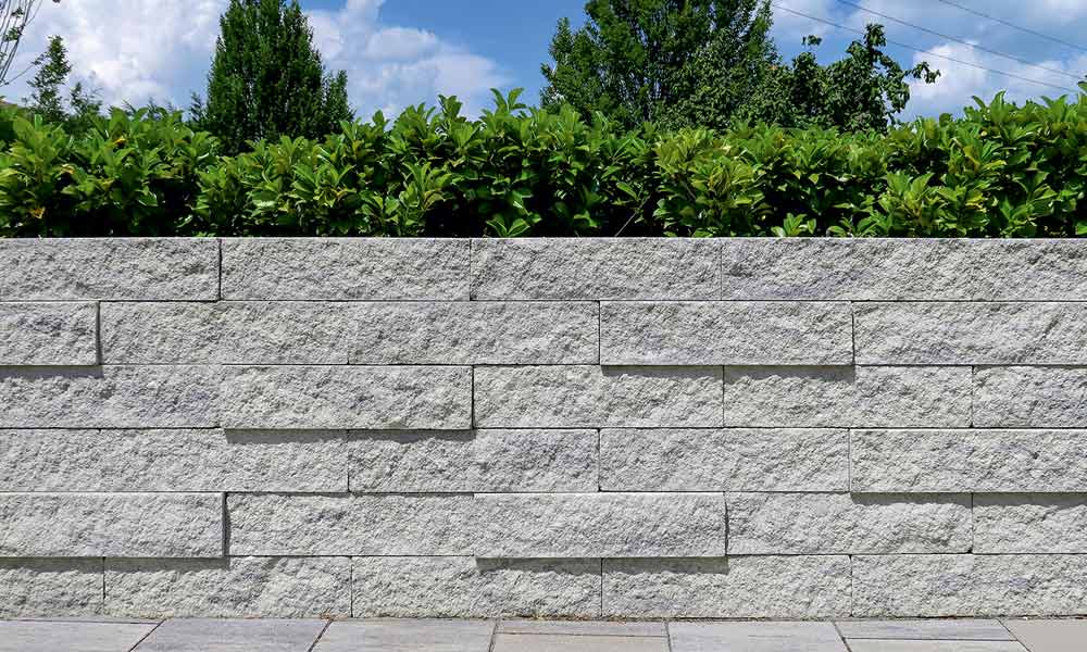 Mauerblock Momento 60 x 16 x 15 cm eisgrau-schattiert