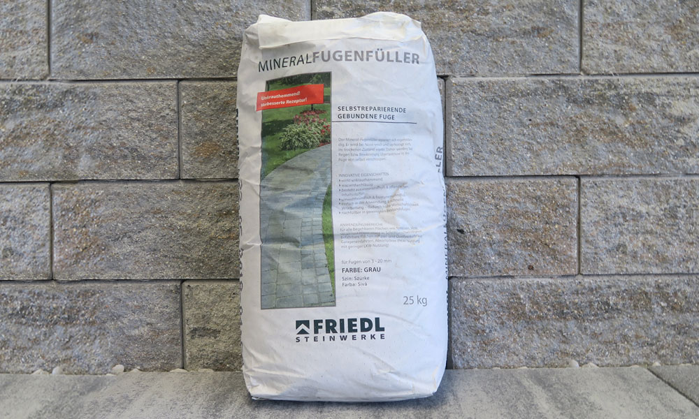 Friedl Mineral-Fugenfüller bis 20 mm Fugenbreite, grau