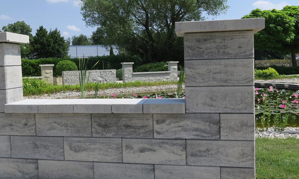 Classic Zaun- und Mauerstein granitgrau-schattiert Classic Zaun- und Mauerstein granitgrau-schattiert