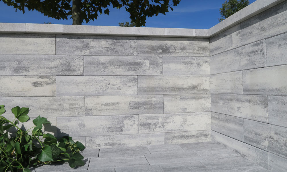 Modulus Pur Zaun- und Mauerstein granitgrau-schattiert Modulus Pur Zaun- und Mauerstein granitgrau-schattiert